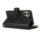 thumbnail image 4 of For iPhone 16 Plus Case Split Leather Magnetic Wallet Phone Protector with Wrist Strap - Black, 4 of 5