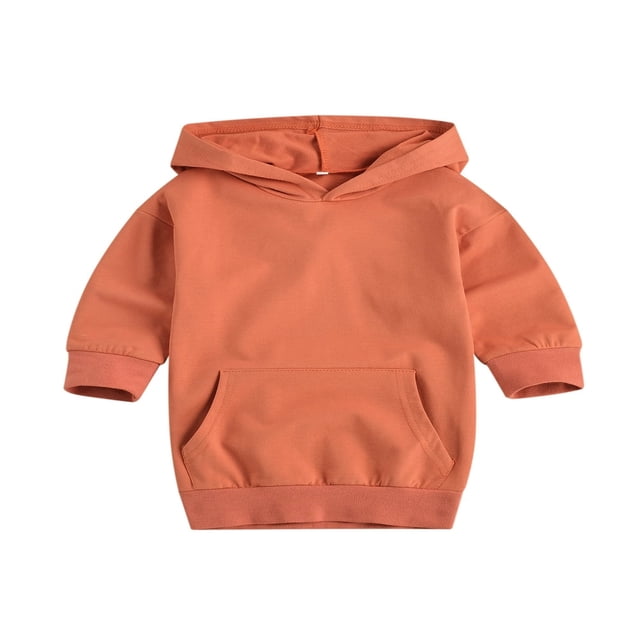 MesaSe Bébé Filles Hoodies Robe Tenues Solide à Manches Longues Poche Longue Longueur Robe Droite Violet 1-2 Ans
