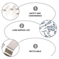 thumbnail image 3 of FUTUREORYY Kit de Suspension de Cadre Photo 10 Pcs Clips pour Propriétaires et Projets DIY, 3 of 6