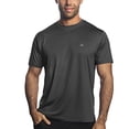 thumbnail image 2 of T-shirt à Manches Courtes pour Hommes Col Rond Instantané Rafraîchissant Évacuant l'Humidité Performance UPF 50+ T-Shirt Léger et Respirant pour Course, Entraînement, Exercice, Pêche, Gris Orage, TG, 2 of 2
