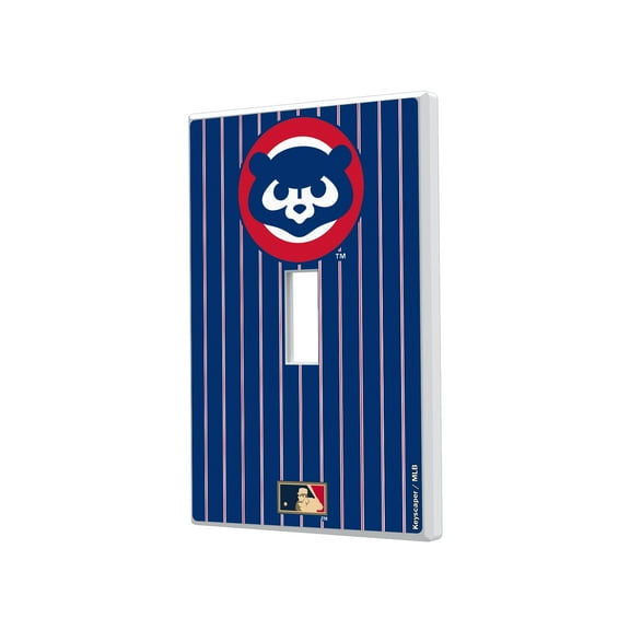 Chicago Cubs 1979 Cooperstown Pinstripe Single Toggle Light Switch Plate