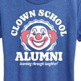 thumbnail image 3 of Instant Message - Clown School Alum - Women's Short Sleeve Graphic T-Shirt, 3 of 7