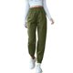 thumbnail image 1 of Gibobby Pantalones deportivos tipo cargo para mujer Pantalones cargo sueltos de calle con cintura elástica diaria para mujer Pantalones con bolsillos(AG,XL), 1 of 5