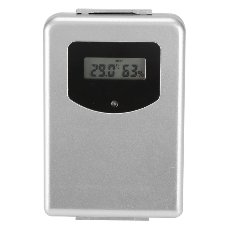 Greensen Temperature Remote Sensor,Battery Powered Wireless Digital  In/Outdoor Thermometer Humidity Temperature Remote Sensor,Digital  Thermometer 