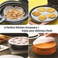 thumbnail image 3 of WYQLFSB 2 Pcs Non Stick Cupcake Baking Pan Large Muffin Pan Special Silicone Mold Cake Cup for Air Fryers Large Cupcake Pan Cake Molds for Baking, 3 of 5