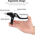 thumbnail image 4 of Bike Brake Levers, Bicycle Hand Brakes Lever Cycling Levers Aluminum Alloy Handlebar Lever Handle 2.2cm Diameter for Most Bicycles, 4 of 7