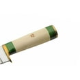 thumbnail image 2 of SZCO Supplies 10” Green Wood and Bone Handle Outdoor Utility Knife with Leather Sheath, 2 of 6