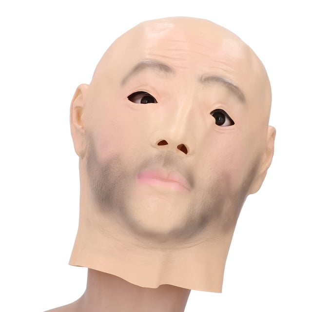 Visible Latex Headgear, Bald Multifuntional Latex Headgear for Cosplay