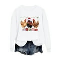 thumbnail image 6 of My Items Talove Long Sleeve Shirts for Women Funny Graphic Sweatshirt Women Fall Clothes Work Tops Womens Tops Fall Dressy Casual Christmas Shirts, 6 of 6