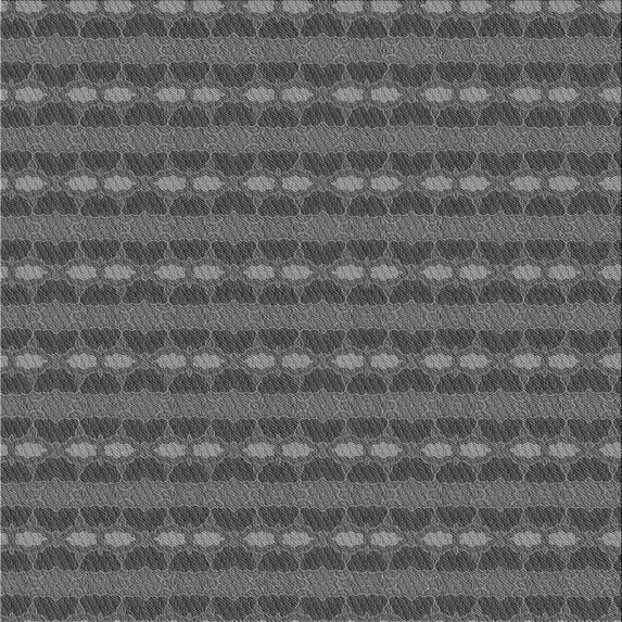 Ahgly Company Machine Washable Indoor Square Transitional Gray Area Rugs, 6' Square