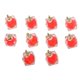 thumbnail image 1 of Colgantes de cristal poligonal de resina BLESIY multicolor 10 piezas rojo, 1 of 8