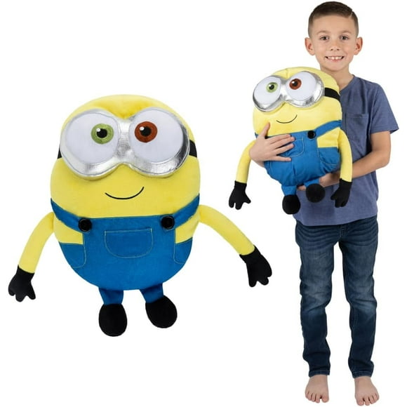 The Rise of Gru, Bedding Super Soft Plush Bob Cuddle Pillow Buddy, (Official Minions Product)