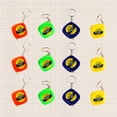 thumbnail image 5 of 24PCS Small Retractable Tape Measure Pendant Portable Square High Precision Tape Measure with Key Ring (Assorted Color), 5 of 5