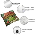 thumbnail image 4 of SHANXI Adorable Cartoon Mushroom Pillowcase - Perfect Decorative Accent for Bedroom 12x12in, 4 of 5