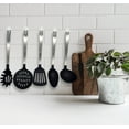 thumbnail image 3 of Mainstays Stainless Steel and Nylon Kitchen and Cooking Utensil Set, Spoon, Spatula, Ladle, Pasta Spoon and Skimmer Assorted Colors, 3 of 13
