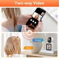 thumbnail image 3 of Baby Monitor with Two Way Video Call, 2.8” Screen, 1080P HD Wifi Security Camera for Baby Monitor, Pet Camera, AI Motion Detection and One-Click Call, Dual Light Full Color Night Vision Camera, 3 of 8
