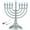 Matte Silver, variant on Aviv Judaica Traditional Hanukkah LED Electric Menorah Powered by Battery or USB Chanukiah - 4' Micro USB Cable Included Electronic Chanukah Candles Minorah Lighted Hanukah Decorations (Matte Silver)