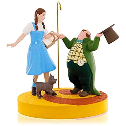 The Wizard Of Oz Ding Dong The Witch Is Dead Dorothy Toto And Munchkins Ornament 15 Hallmark Walmart Com Walmart Com