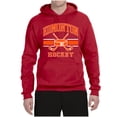 thumbnail image 2 of Wild Bobby City of Edmonton Hockey Fantasy Fan Sports Unisex Hoodie Sweatshirt, Red, X-Large, 2 of 5