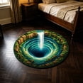 thumbnail image 6 of 3D Rugs that Look Like a Hole, Optical Illusion Rug for Living Room, Bedroom, Porch, Terrace and Entrance Decor, Non Slip Illusion Floor Mat,I,23.6IN, 6 of 7