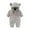 x-Grey1589683, variant on Hifoo Infants Baby Boys Girls Snowsuit Long Sleeve Winter Coat Solid Color Bear Warm Hooded Romper Jumpsuit Lovely Daily Casual Spring Back To School Onesie One-Pieces
