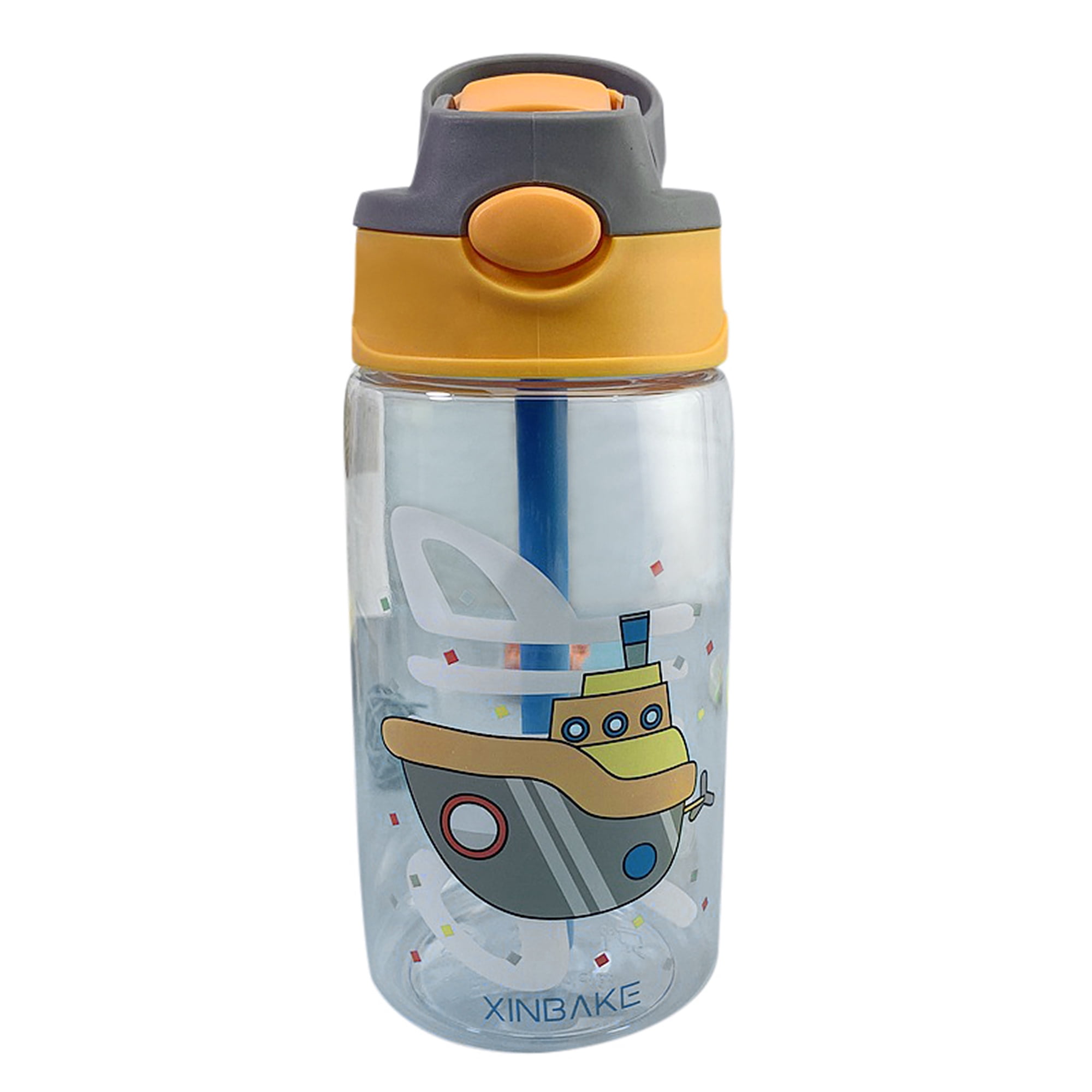 Free Water Bottles For Schools Uk CVLIFE 480ML Kids Children Water Bottle with Straw for School Plastic