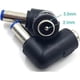 thumbnail image 3 of 4pcs 90 Degree 5.52.1 Mm Male Jack to 5.52.1MM Female Plug, 3 of 4