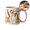 Pink A, variant on Ceramic Coffee Mug for Daily Use & Holiday Gifting – Versatile Hot Beverage Cup with Ergonomic Handle, Suitable for Home & Office, Great for Coffee, Tea & Hot Chocolate