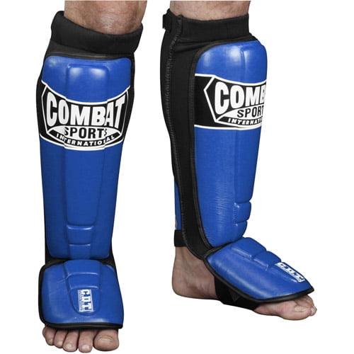 Combat Sports Pro Style Mma Shin Guards Regular Blue Walmart Com Walmart Com