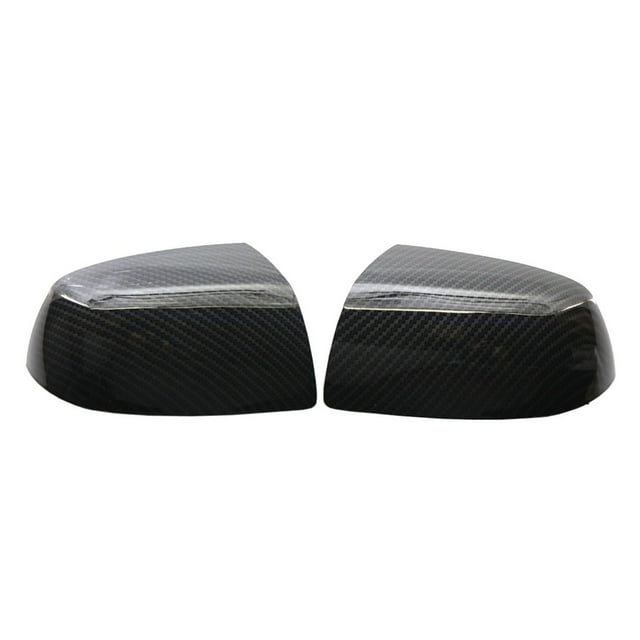 Yeacher Carbon Pattern Door Wing Mirror Cover Replacement for Ford Focus 05-07 No Turn Signal