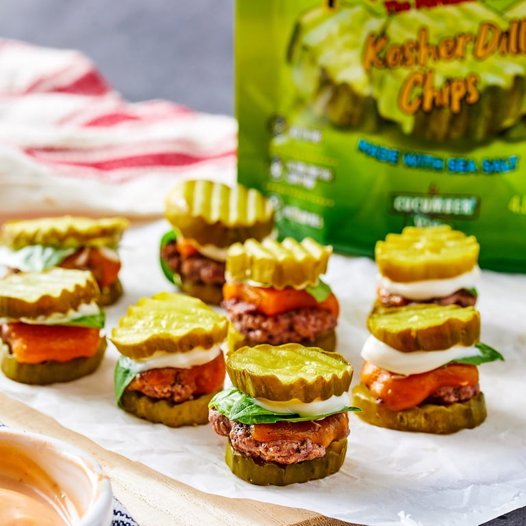 Mt. Olive Munchies Portable Pickle Kosher Dill Chips - Flavorful