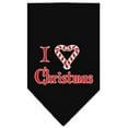 thumbnail image 6 of Christmas Pet and Dog Bandana Screen Printed, I Heart Christmas, 6 of 9
