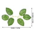 thumbnail image 2 of unbranded 50Ud Hojas De Planta Artificial Verde Con Modelado Y Alta Calidad Para Interior, 2 of 5