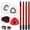 for EasyWring include Red  Metal Handle, variant on GFRED Spin Mop for O-Cedar RinseClean, Mop Head, Mop Handle, Scrubber, Base Replacement 5-in-1