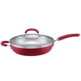 thumbnail image 4 of Rachael Ray Create Delicious Aluminum Nonstick Cookware Set, 13-Piece, Red Shimmer, 4 of 6