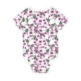 thumbnail image 2 of Rocae Orchids Flowers for Baby Climbing Clothes Soft Baby Romper for Active Infants Comfortable and Breathable Crawling Jumpsuit Unisex Baby Outfit 3 Months, 2 of 8