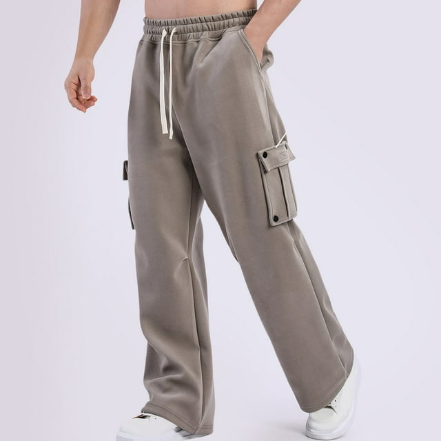 Pantalones largos para hombre, moda de primavera y verano, pantalones deportivos casuales, pantalones para hombre