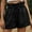 Black, variant on Hot6sl Shorts for Women, Women's Fashion Solid Color Casual Wide Leg Lace Loose High Waist Shorts Pants Hot6sl4876511
