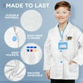 thumbnail image 4 of Learn & Climb Lab Coat for Kids with Adjustable Glasses & Personalized ID Card for Science Projects & Experiments, 4 of 4