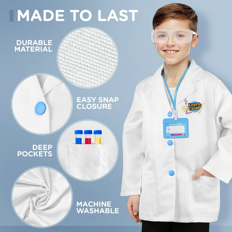 Personalized kids lab coat clearance
