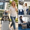 thumbnail image 6 of JIALIOU 14" Laptop Backpack Waterproof Airline Approved Stylish Casual Daypack for Travel Business College Work, Owl Perched on Book, 6 of 8