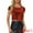 Red, variant on DARING DIVA Women's Crew Neck Short Sleeve Sheer Mesh Crop Tops XS Red
