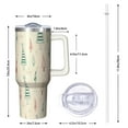 thumbnail image 2 of 40 oz Christmas Bells and Tree Tumbler with Handle and Straw, Stainless Steel Insulated Cup 40 oz, Leak Proof Holiday Mug, Festive Gift, 2 of 4
