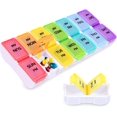 thumbnail image 2 of Weekly Pill Box Organiser Portable Pill Storage Box Travel Pill, 2 of 8