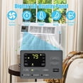 thumbnail image 6 of 2PCS 12000 BTU Window Air Conditioner 115V, Energy Saving Window AC Unit with Remote & App Control, Timer Function & Easy Install Kit, for Rooms up to 550 Square Feet, 6 of 8