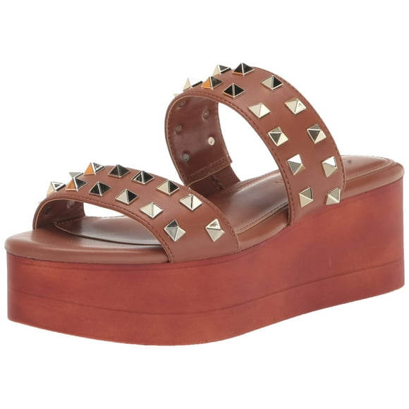 Madden Girl Sandale à Talon Everett pour Femmes, Beige Foncé, 7.5