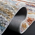 thumbnail image 5 of SAFAVIEH Berber Jaslyn Abstract Shag Area Rug, 8' x 10', Blue Rust/Ivory, 5 of 8