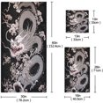 thumbnail image 3 of Coolnut Chinese Traditional Dragon Towels Absorbent Bath Towels Set Soft & Comfortable Towel Set for Home Hotel Decor, 3 Piece Washcloth Gift, 3 of 7
