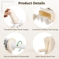 thumbnail image 3 of Manual Sausage Stuffer with 4 Tubes, Sausage Maker & Filler for Homemade Bratwurst, Hot Dogs, Meatballs - Kitchen Use, 3 of 5