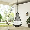 thumbnail image 2 of Modway Abate Outdoor Patio Swing Chair Without Stand in Gray White, 2 of 3